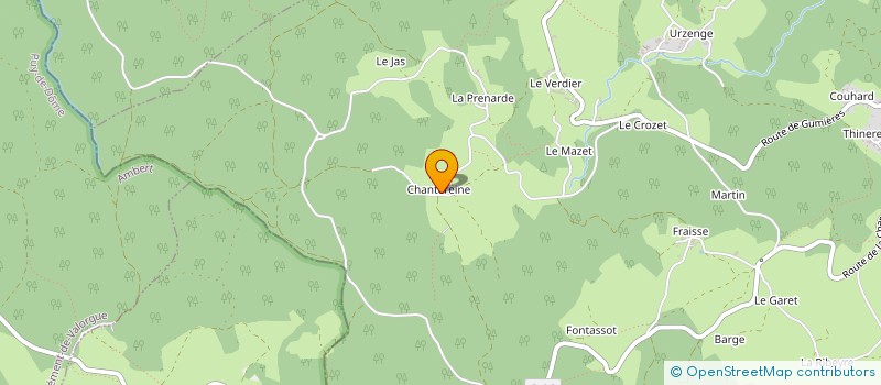 localisation de l'entreprise INDIVISION DEBEAUD  SAINT-JEAN-SOLEYMIEUX