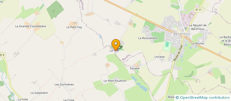 localisation de l'entreprise INDIVISION DEBIEE DORMEAU à BERD'HUIS