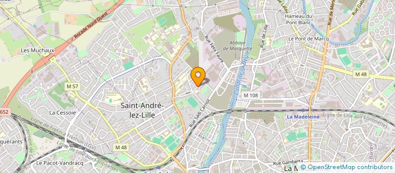 localisation de l'entreprise INDIVISION DEBOURSE DIANE ET LOUIS  SAINT-ANDRE-LEZ-LILLE