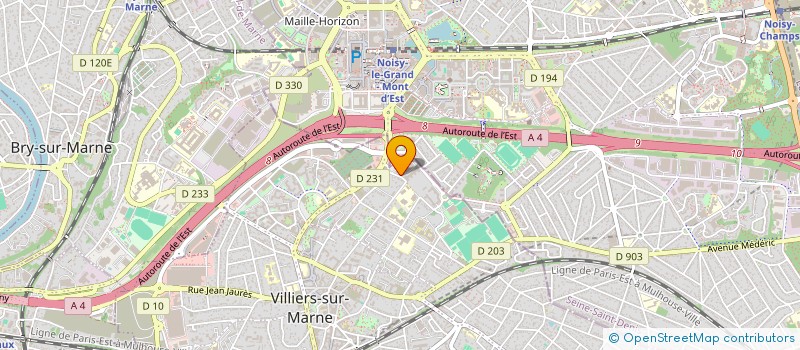 localisation de l'entreprise INDIVISION DEBRAY FREDERIC & CORDELIER REGINE  VILLIERS-SUR-MARNE