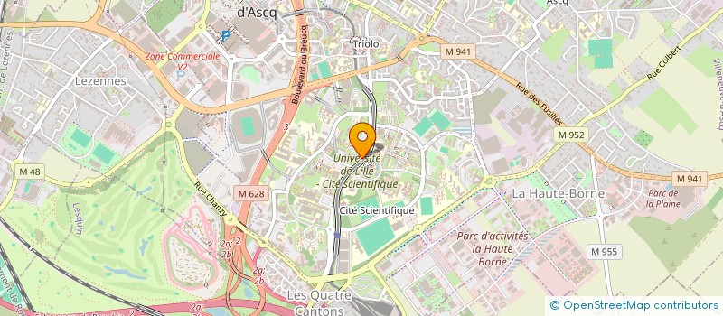 localisation de l'entreprise INDIVISION DEBRAY -LE SAOS  VILLENEUVE-D'ASCQ