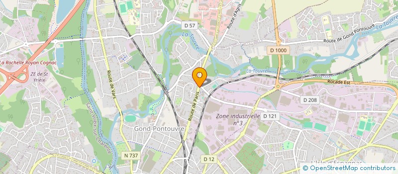 localisation de l'entreprise INDIVISION DEBS-ASAM LMNP  GOND PONTOUVRE