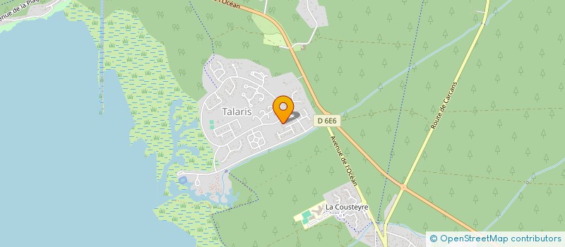 localisation de l'entreprise INDIVISION DEBUIRE  LACANAU