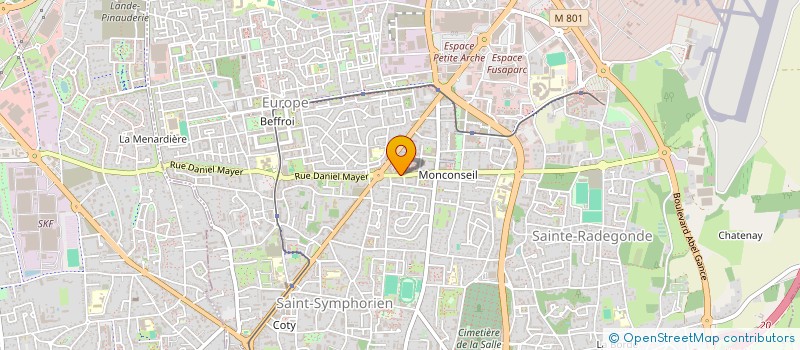 localisation de l'entreprise INDIVISION DECAILLON.S / RAMBAULT.M  TOURS