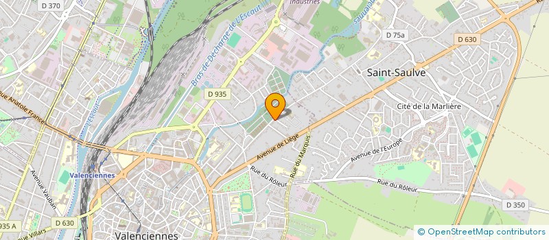 localisation de l'entreprise INDIVISION DECARPENTRY-DUBOIS à VALENCIENNES