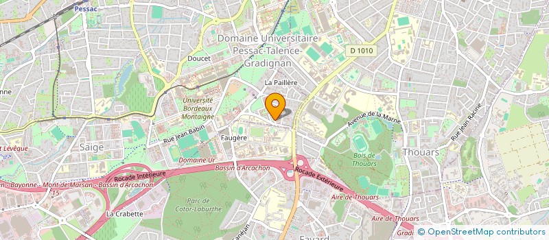 localisation de l'entreprise INDIVISION DECHAMPS-GOULESQUE à PESSAC