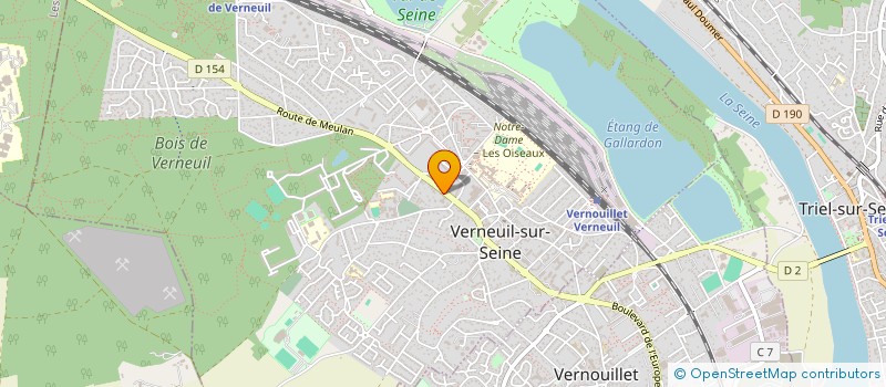 localisation de l'entreprise INDIVISION DECHERY - PERROT  VERNEUIL-SUR-SEINE