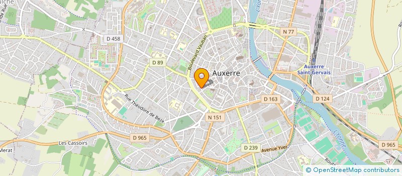 localisation de l'entreprise INDIVISION DECKER-LE BRUN à AUXERRE