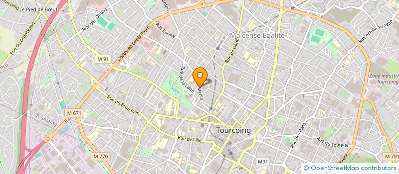 localisation de l'entreprise INDIVISION DECLIPPELEIR  TOURCOING