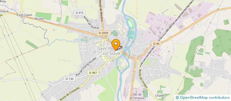 localisation de l'entreprise INDIVISION DECOTTE WERNER  SAINT-POURCAIN-SUR-SIOULE