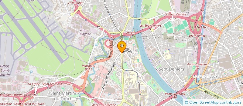 localisation de l'entreprise INDIVISION DECOUDUN THOMAS ET VERONIQUE  TOULOUSE