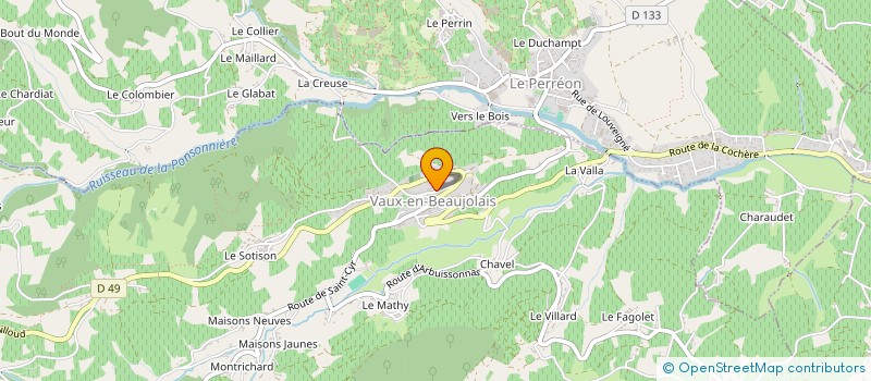 localisation de l'entreprise INDIVISION DECROCHE LUNE  VAUX-EN-BEAUJOLAIS