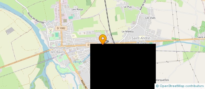 localisation de l'entreprise INDIVISION DECULTIEUX  MONTROND-LES-BAINS