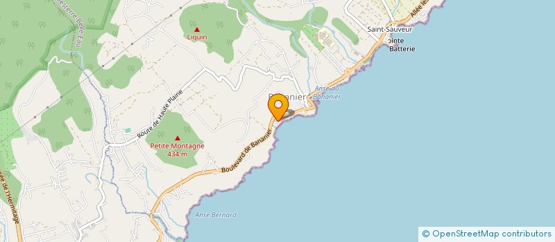 localisation de l'entreprise INDIVISION DEFAWE-PELTRET  CAPESTERRE-BELLE-EAU