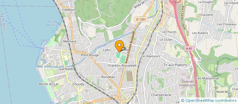 localisation de l'entreprise INDIVISION DEFFAF-THIERCELIN  AIX-LES-BAINS