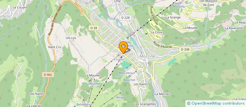 localisation de l'entreprise INDIVISION DEFFERT à MORZINE