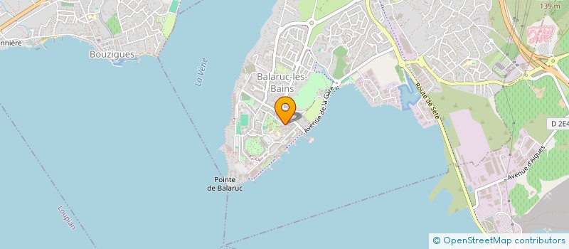 localisation de l'entreprise INDIVISION DEGEA-GUENIER  BALARUC-LES-BAINS