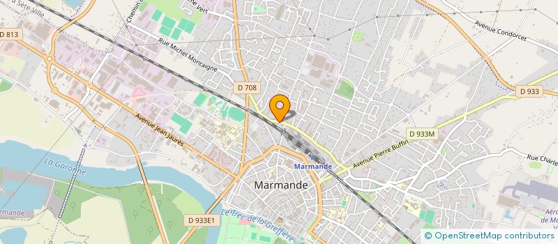 localisation de l'entreprise INDIVISION DEGEILH-JARAUDIAS  MARMANDE