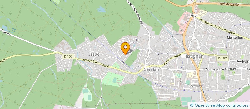 localisation de l'entreprise INDIVISION DEGERT COUDERCHET  SAINT MEDARD EN JALLES