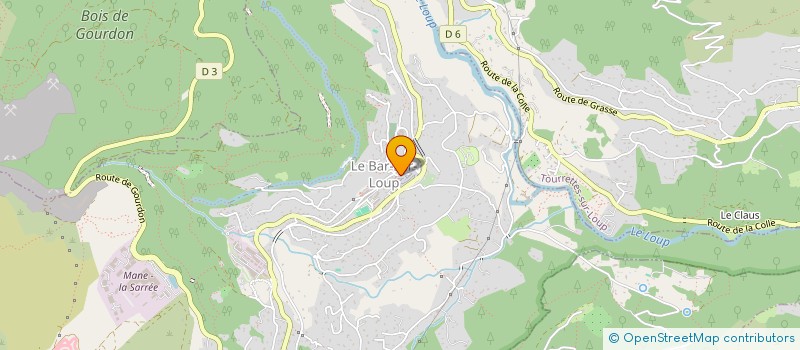 localisation de l'entreprise INDIVISION DEGIOANNI à LE BAR-SUR-LOUP