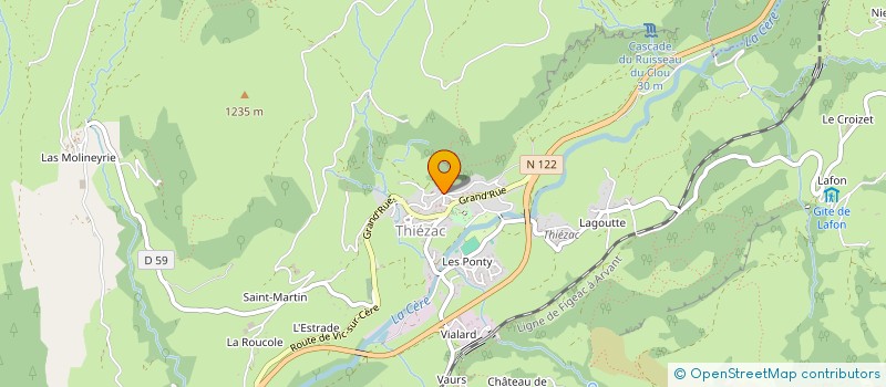 localisation de l'entreprise INDIVISION DEGOUL à THIEZAC