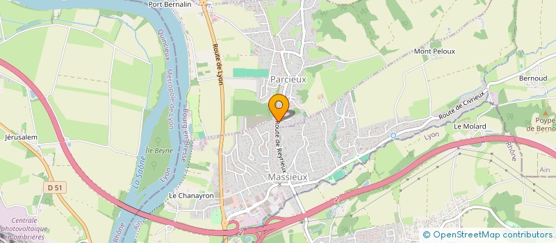 localisation de l'entreprise INDIVISION DEGREMONT  PARCIEUX