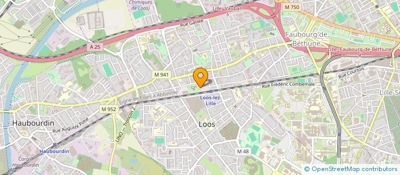 localisation de l'entreprise INDIVISION DEGROOTE DELZENNE  LOOS