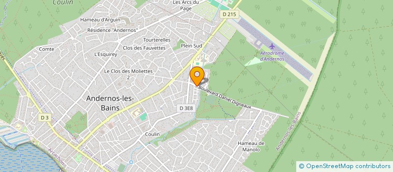 localisation de l'entreprise INDIVISION DEGRYSE  ANDERNOS-LES-BAINS