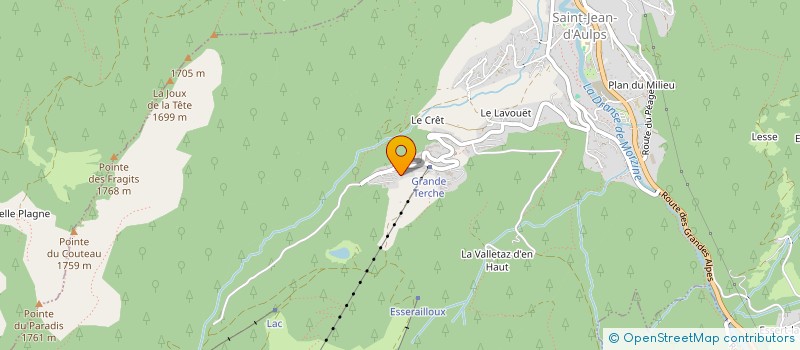 localisation de l'entreprise INDIVISION-  DEGUIL PINHEIRO  SAINT-JEAN-D'AULPS