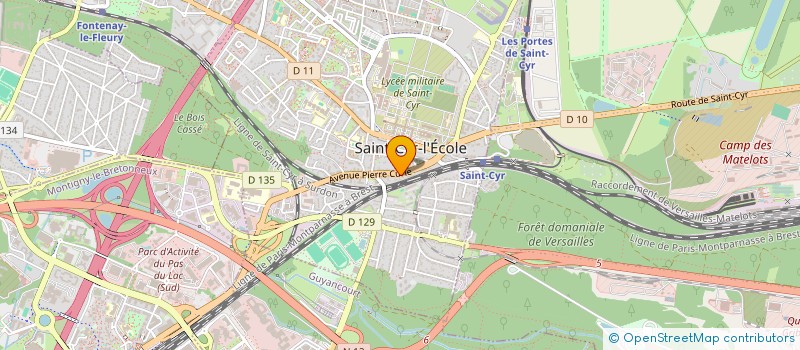 localisation de l'entreprise INDIVISION DEGUILLY à SAINT-CYR-L'ECOLE