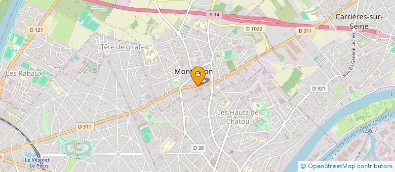 localisation de l'entreprise INDIVISION DEGUISE-FOY  MONTESSON