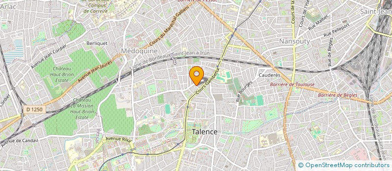 localisation de l'entreprise INDIVISION DEHERY ROUGIE  TALENCE