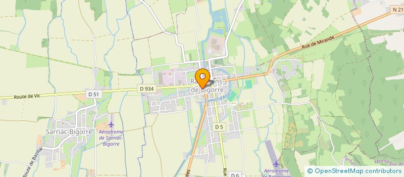 localisation de l'entreprise INDIVISION DEILHOU  TARBES