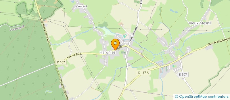 localisation de l'entreprise INDIVISION DEJONGHE  HARGNIES