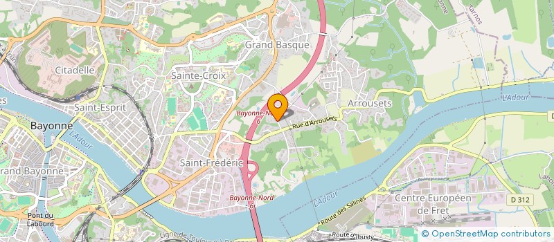 localisation de l'entreprise INDIVISION DEL CASTILLO à BAYONNE