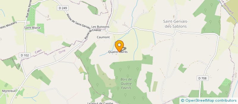 localisation de l'entreprise INDIVISION DELABASLE à SAINT-GERVAIS-DES-SABLONS