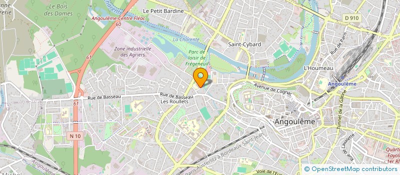 localisation de l'entreprise INDIVISION DELABRACHERIE - DOSTES à ANGOULEME