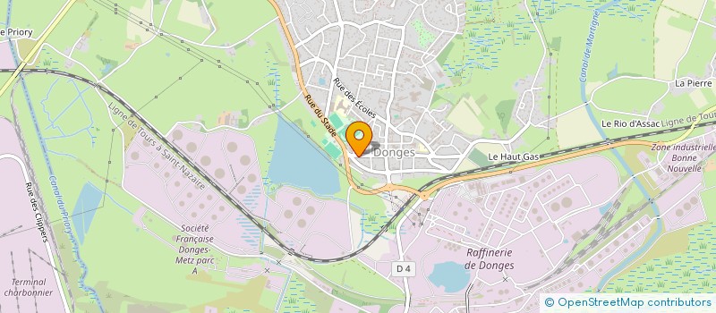 localisation de l'entreprise INDIVISION DELABROY ET LANGLOIS  DONGES