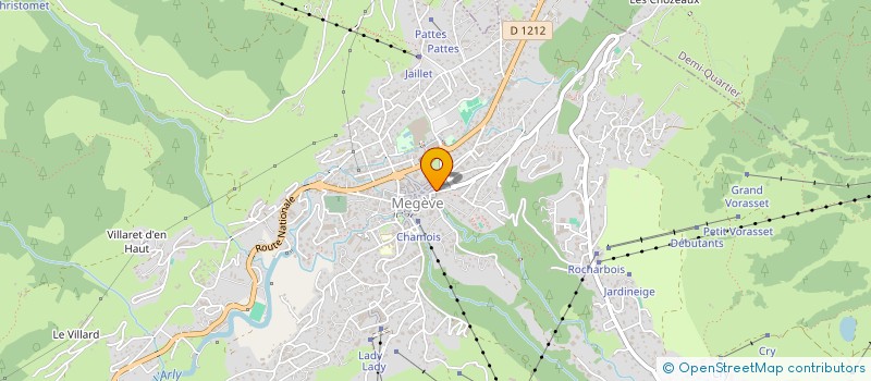 localisation de l'entreprise INDIVISION DELACQUIS MAX  MEGEVE