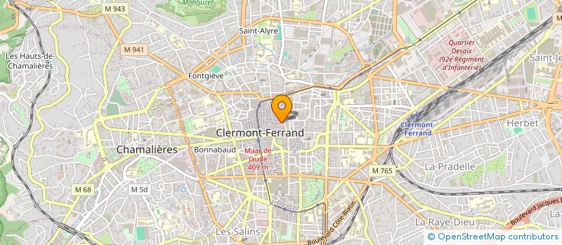 localisation de l'entreprise INDIVISION DELAIGUE/POINOT  CLERMONT-FERRAND