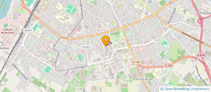 localisation de l'entreprise INDIVISION DELAMARCHE MADIOT à ANGERS