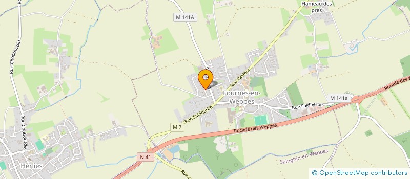 localisation de l'entreprise INDIVISION DELAMARRE - SOLER  FOURNES-EN-WEPPES