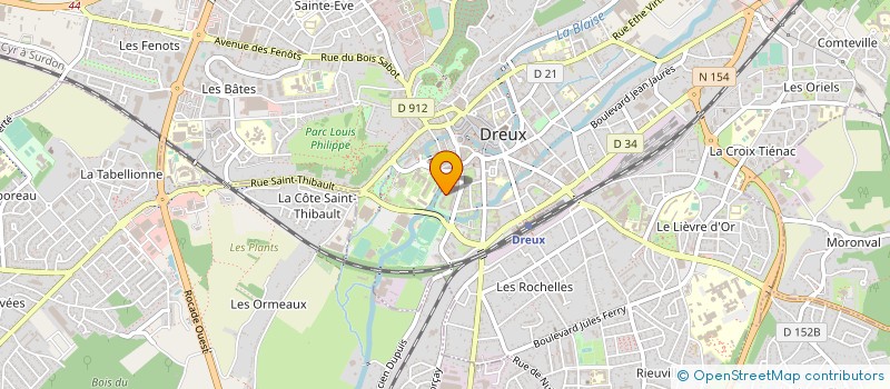 localisation de l'entreprise INDIVISION DELAMOTTE GANTHEIL à DREUX