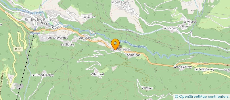 localisation de l'entreprise INDIVISION DELANOE GUILLAUME&LAURENT à COURCHEVEL