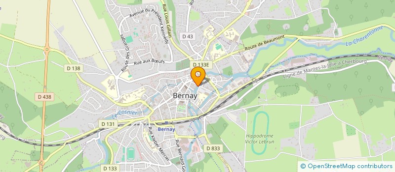 localisation de l'entreprise INDIVISION DELAPORTE  BERNAY