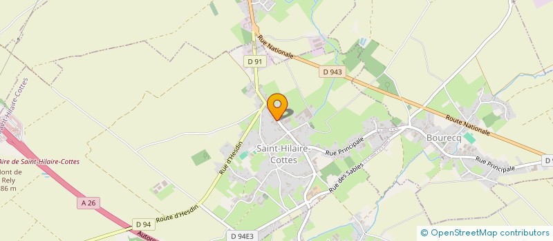 localisation de l'entreprise INDIVISION DELARRE  SAINT-HILAIRE-COTTES