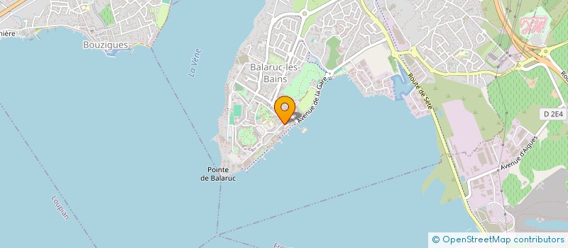 localisation de l'entreprise INDIVISION DELARUE  BALARUC-LES-BAINS