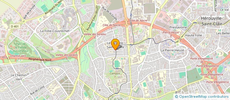 localisation de l'entreprise INDIVISION DELAUNAY à CAEN