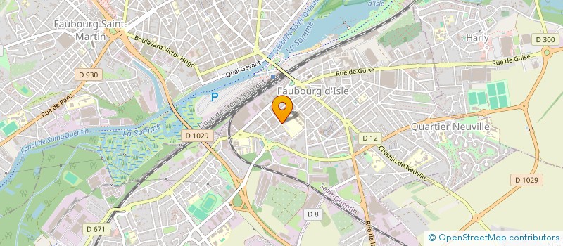 localisation de l'entreprise INDIVISION DELAUNAY LEO ET CELINE  SAINT-QUENTIN