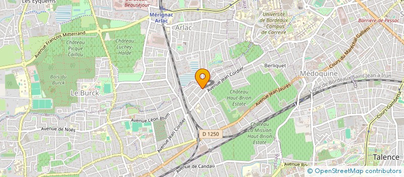 localisation de l'entreprise INDIVISION DELAVAUD  PESSAC